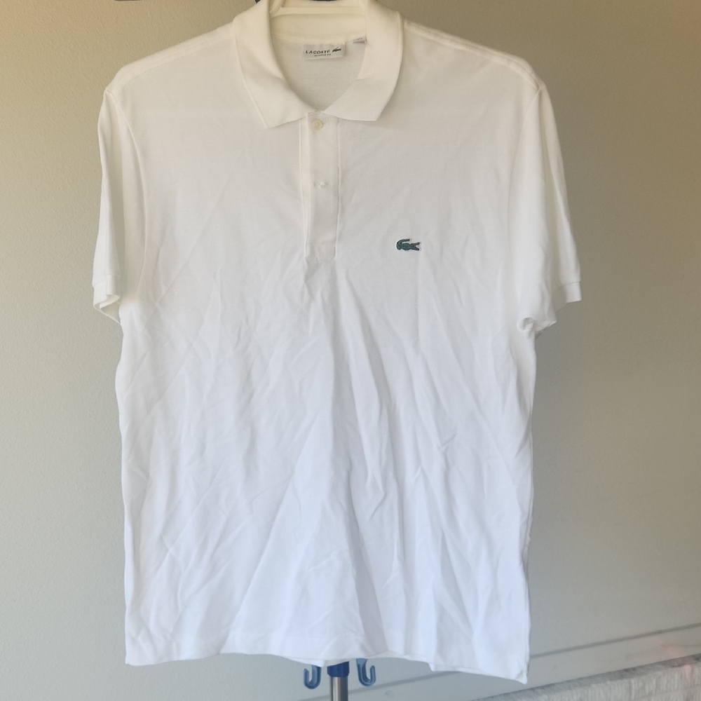 Lacoste Men's Classic White Polo Shirt